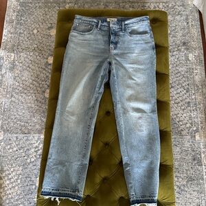 Madewell Women’s 90s Faded Blue Straight Jeans